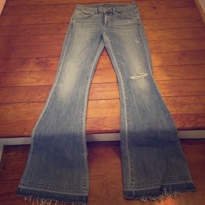 A Gold E Madison Flare jeans